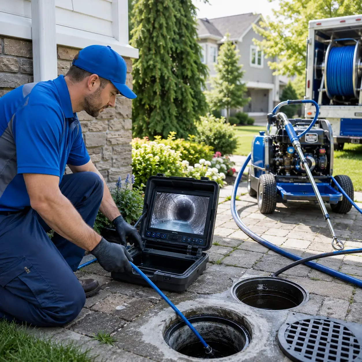 Outdoor drain cleaning professionals serving Bradenville, PA